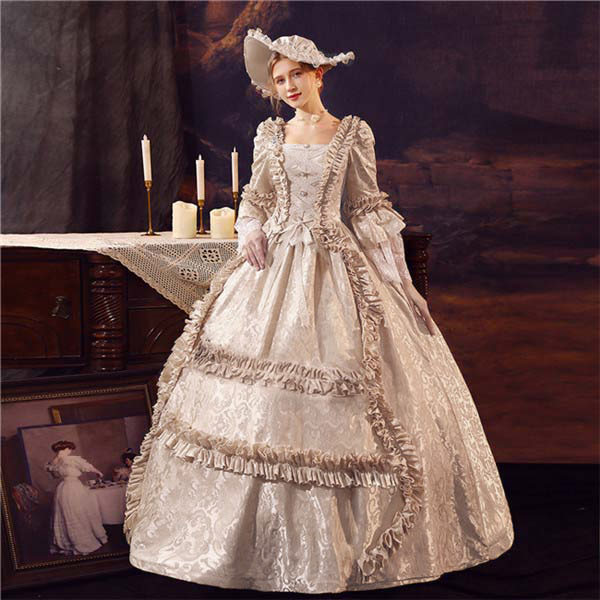 送料無料】華麗な 宮廷ドレス ドレス レディース ロングドレス ロココ