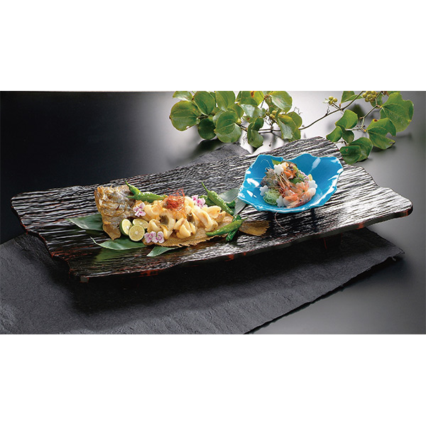 時代物特大木製鯛菓子器刺身盛り