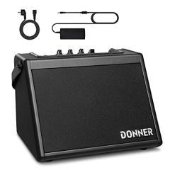 Donner アンプ 電子ドラム キーボード用 20W 外部 スピーカー 小型