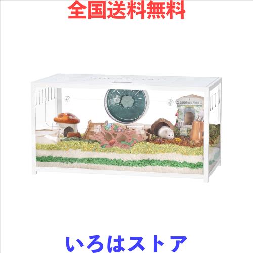 BUCATSTATE ハムスター ケージ 100cm メタル製 クリア 飼育ケ