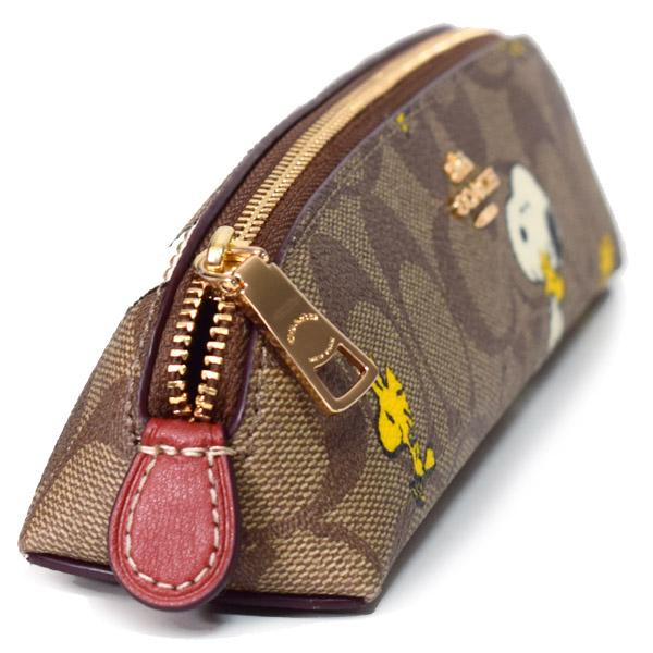 コーチ ペンケース スヌーピー COACH ピーナッツ コラボ スヌーピー