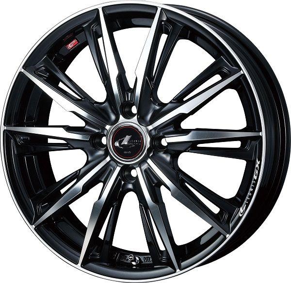 LEONIS GX ホイール PBMC 14インチ×5.5J ＋42 4H100 入数：1台分(