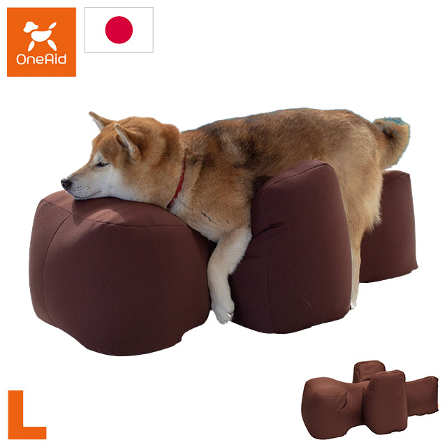 愛犬用ベッド】 リラクッション トイプードルサイズ チャコールグレー