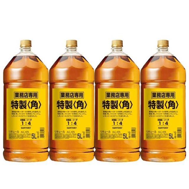 角瓶 5L 4本 40度