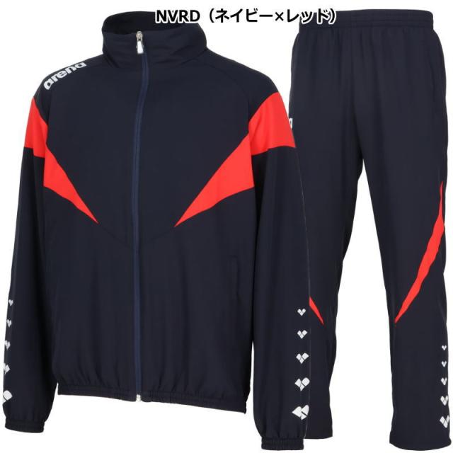 アリーナ ジャージ 上下 メンズ クロスジャージ 水泳 ASS4JKU007