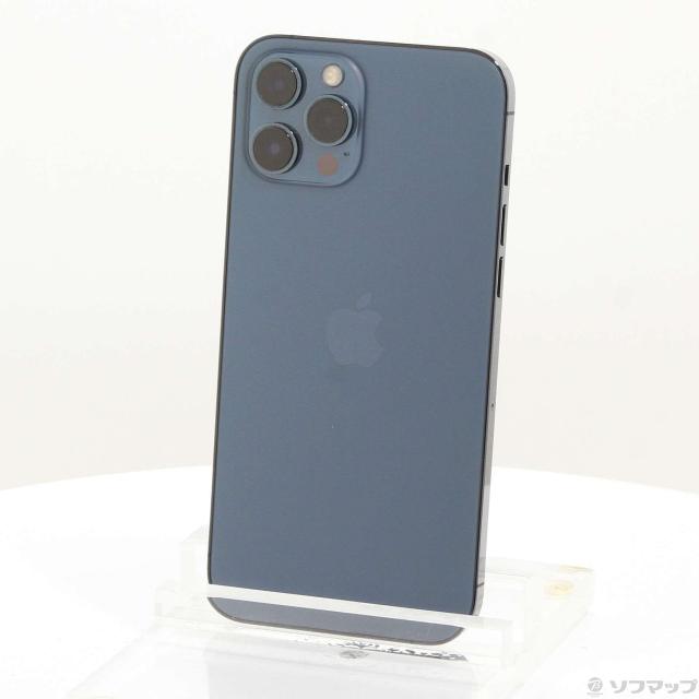 中古)Apple iPhone12 Pro Max 512GB パシフィックブルー FGD63J/A SIM