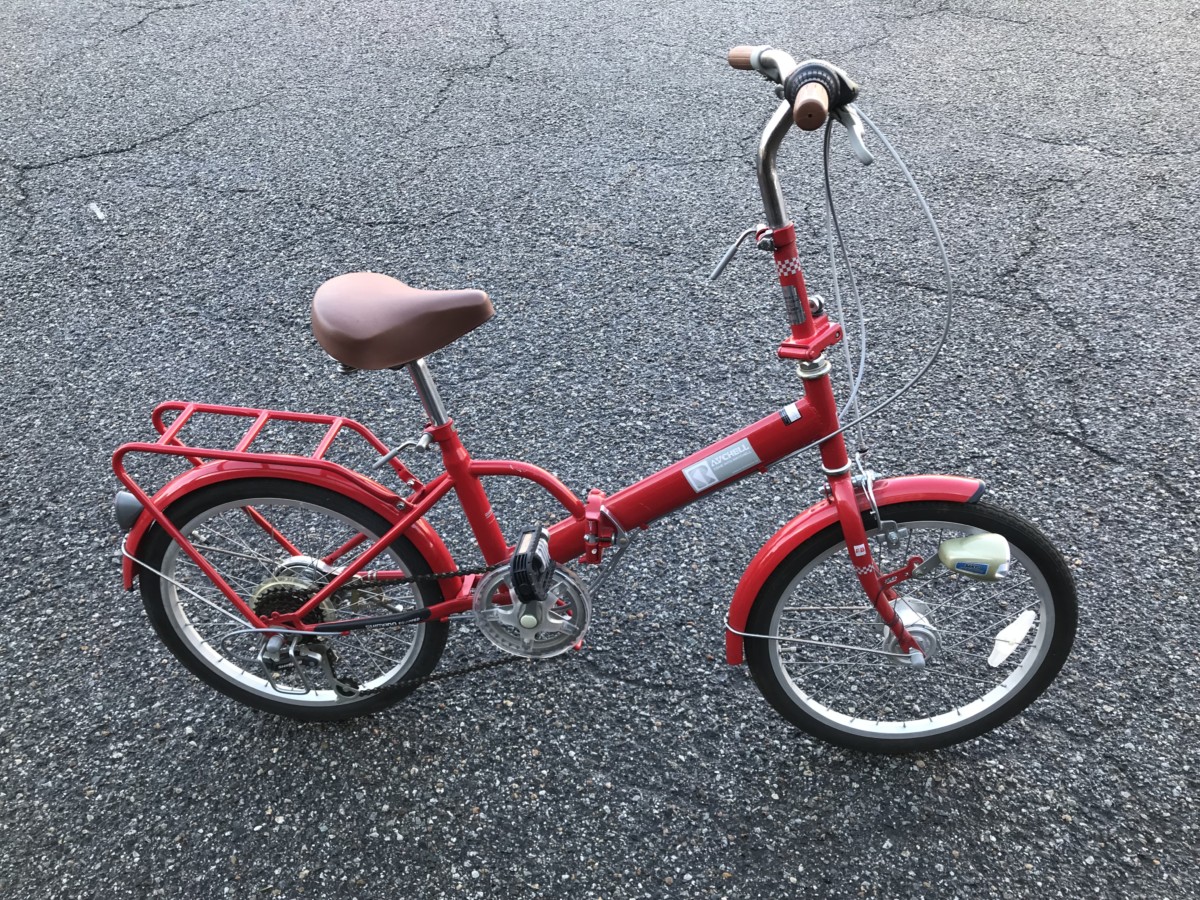 A-RideX （レッド） 折りたたみ自転車 赤の折り畳み自転車