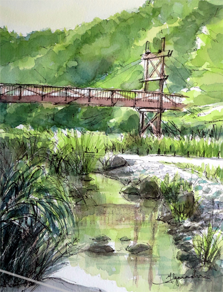 五十嵐吉彦の水彩画