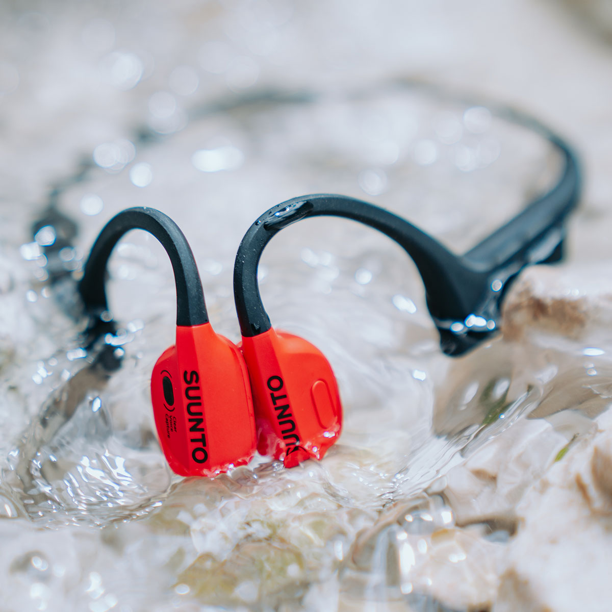 イヤホン Suunto Wing Suunto Wing 2 Coral Orange - Premium Bone