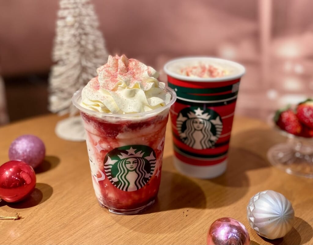実食】スタバクリスマス2023「ストロベリー メリークリーム
