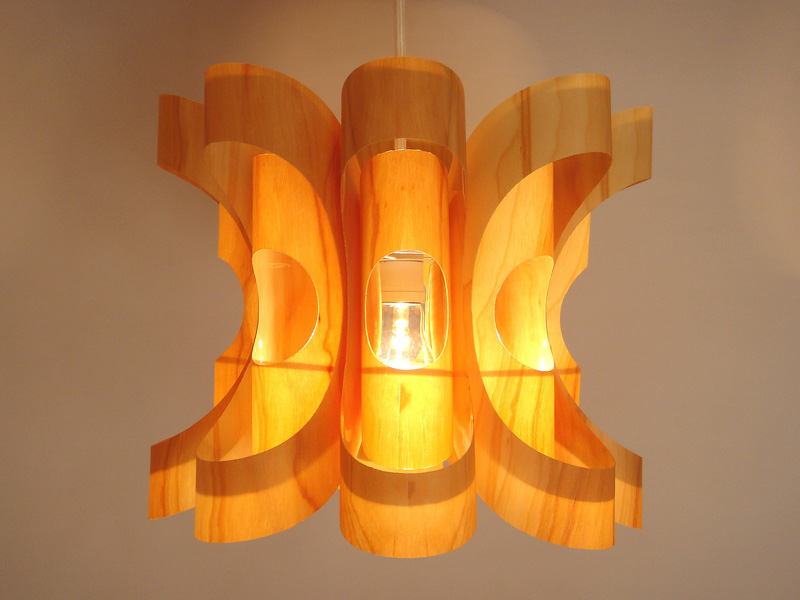 谷俊幸、照明、モダン、和風、北欧テイスト、ペンダントランプ、桜突板