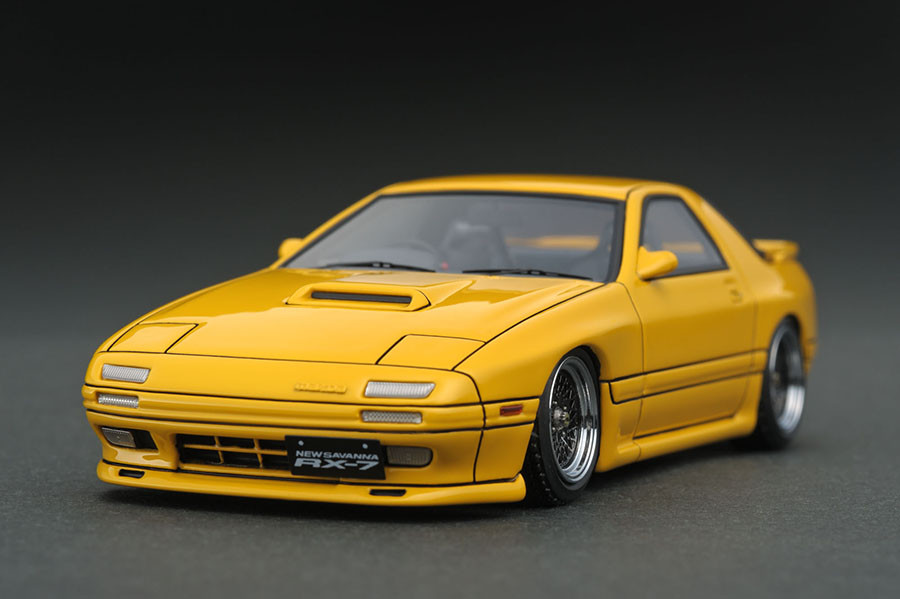 IG0562 1/43 Mazda Savanna RX-7 (FC3S) Yellow | LINE UP | ignition
