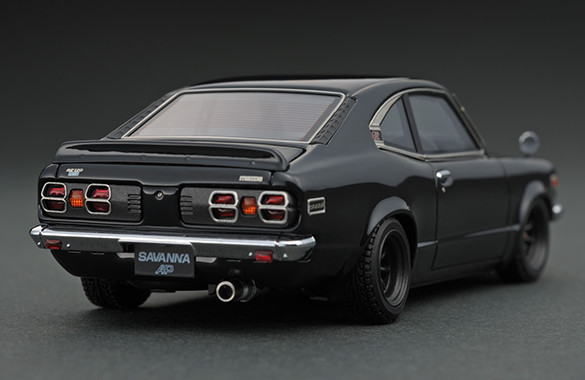 IG0625 1/43 Mazda Savanna (S124A) Black ※Watanabe-Wheel | LINE UP