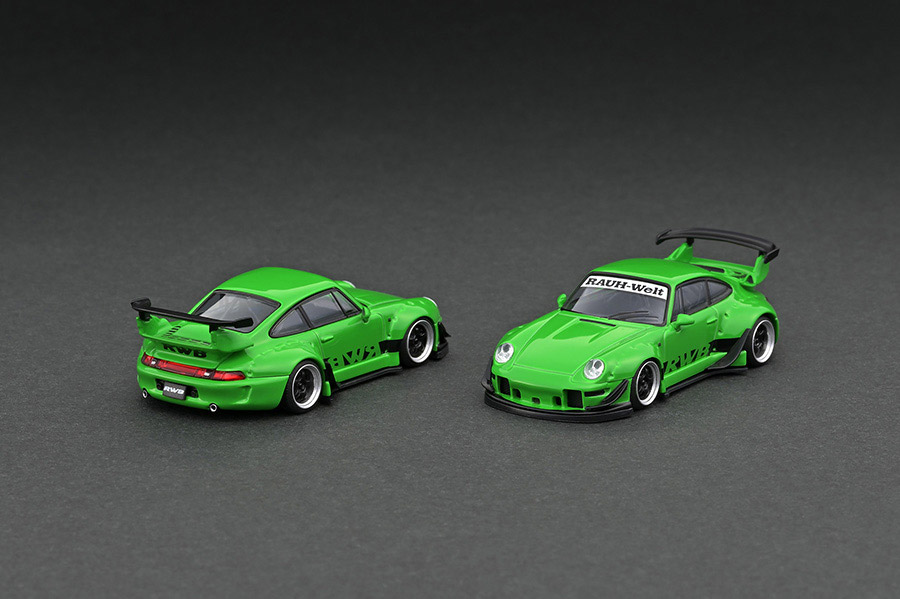 RWB993オリーブグリーン 1/18 PORSCHE 911 993 CARRERA RWB GREEN WITH