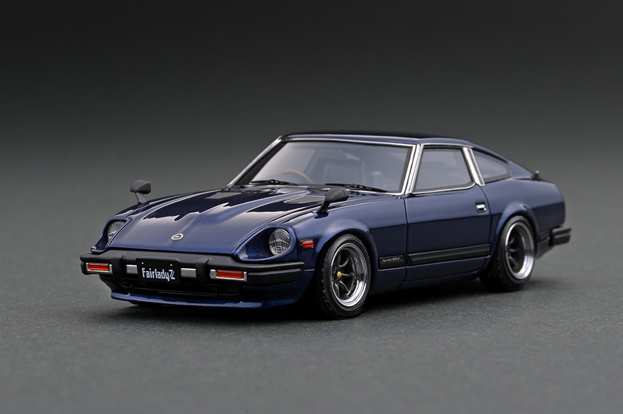 IG2287 1/43 Nissan Fairlady Z (S130) Blue Metallic With Engine