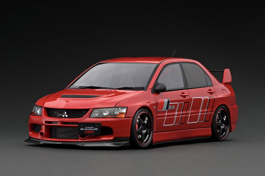 IG2374 1/18 Mitsubishi Lancer Evolution IX MR (CT9A) Red | LINE UP