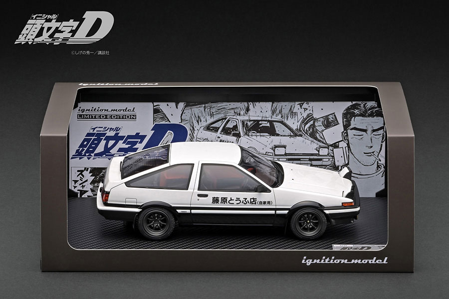 IG3659 1/18 INITIAL D Toyota Sprinter Trueno 3Dr GT Apex(AE86