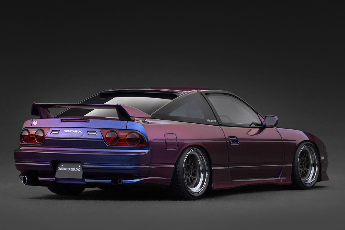 IG3762 1/18 Nissan 180SX TYPE X (RPS13) Purple Metallic | LINE UP