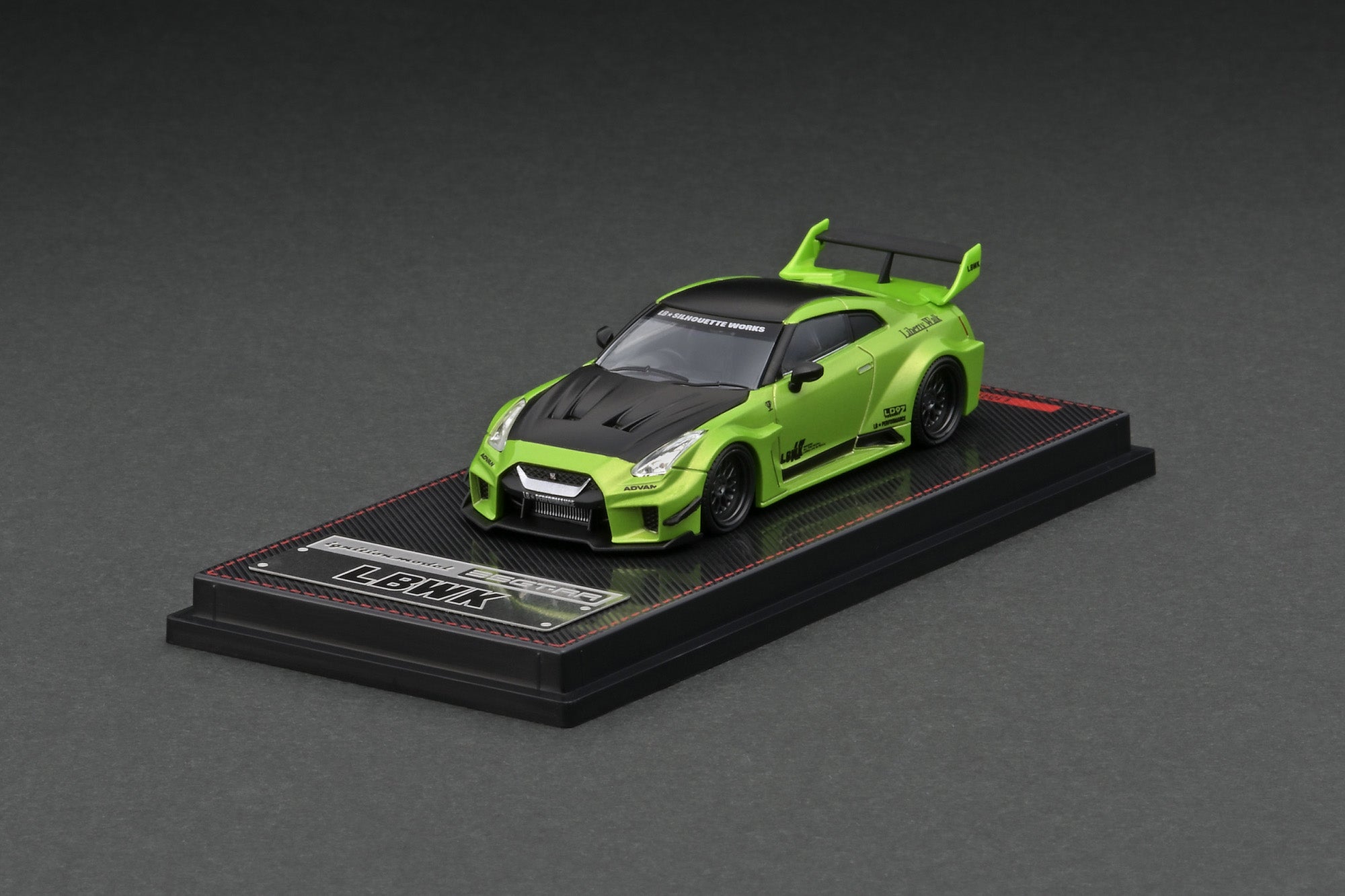 IG2384 LB-Silhouette WORKS GT Nissan 35GT-RR Green Metallic
