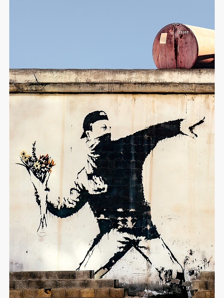The World of Banksy Flower Thrower/ポスター Banksy Flower Thrower