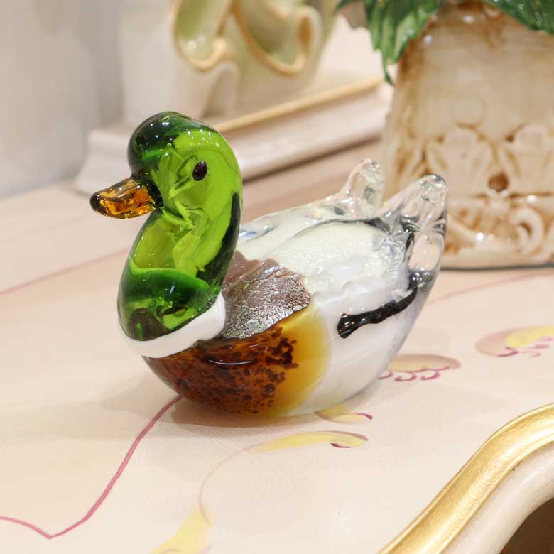 ムラノグラス 鶏 にわとり MURANO ムラーノ ヴェネツィア ガラス細工