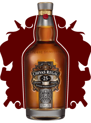 シーバスリーガル 25年』25年熟成された高級スコッチウイスキー