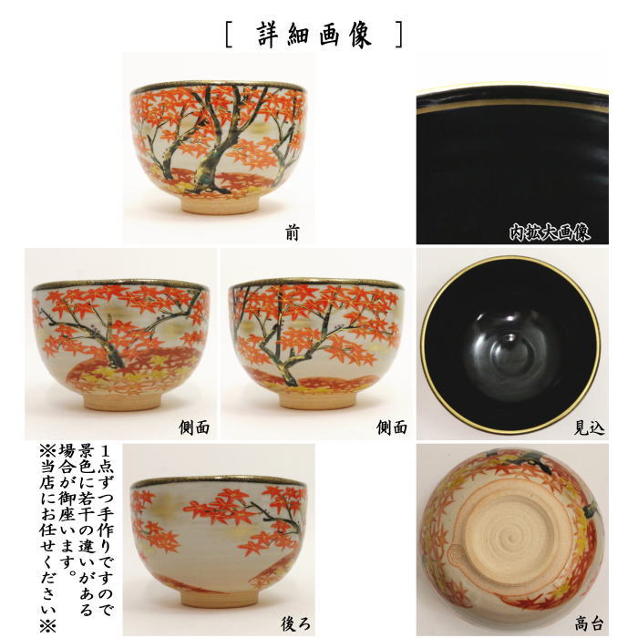 茶道具 茶碗 壱休窯 乾山 両国の花火