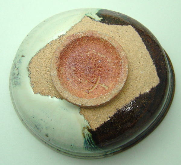 鶴田純久作 唐津焼 絵唐津 茶入 共箱 仕服付 茶道具 鶴田純久作 唐津焼