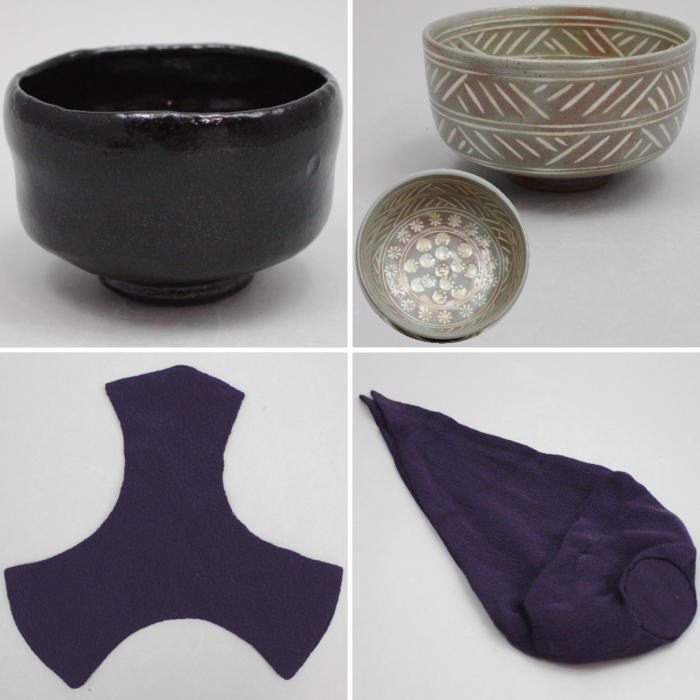 茶器/茶道具 野立籠セット（野点籠セット）】 御所籠（時代籠） 和田菁