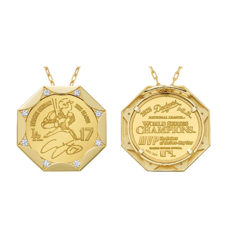 SHOHEI OHTANI OFFICIAL「K24/K18 COIN DIAMOND PENDANTS」（2025