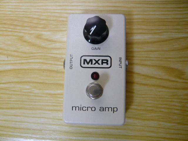 MXR micro amp ギターエフェクター プリアンプ ハリとツヤが出る