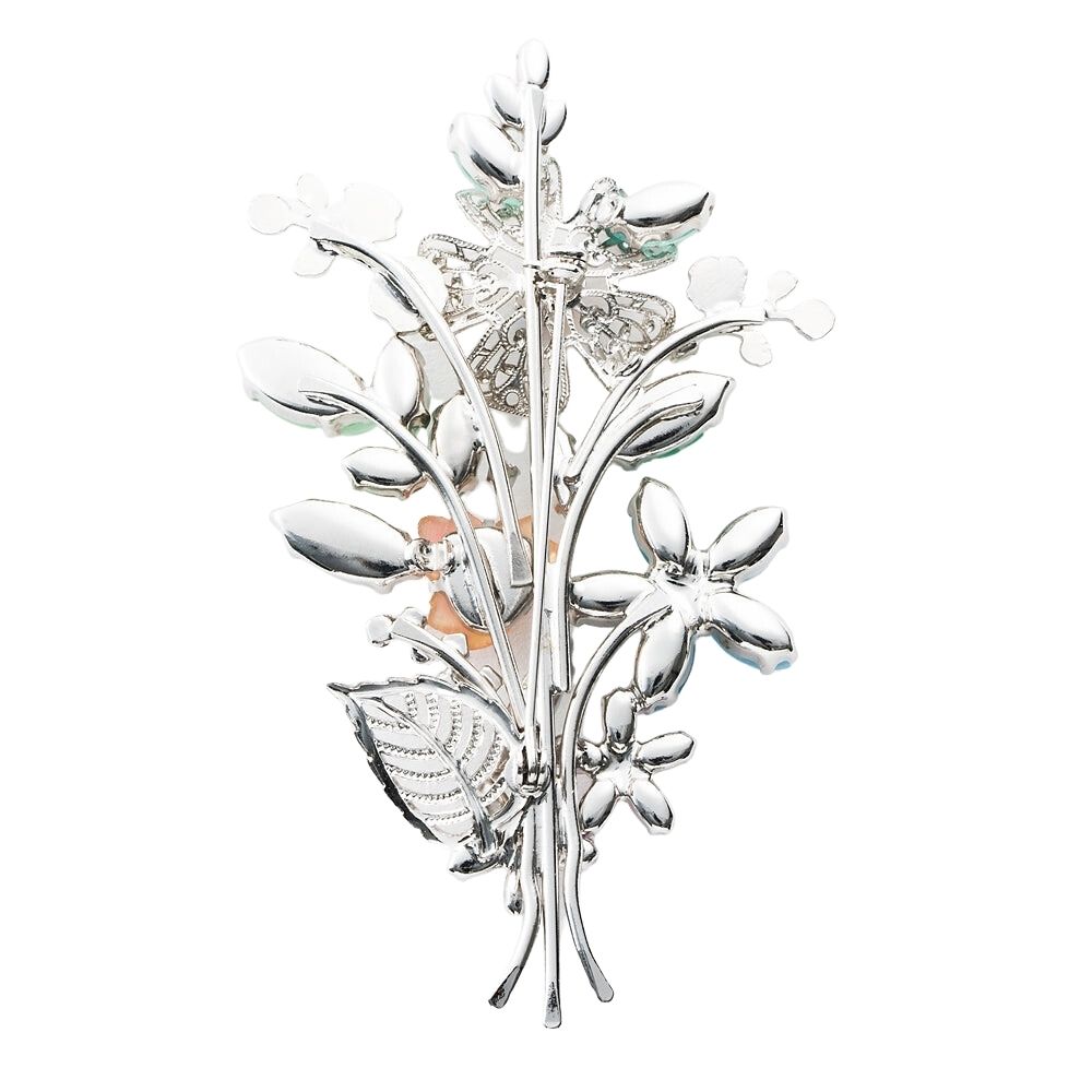 ブローチ ラインストーン フラワー パステルカラー 150954 | 主役に