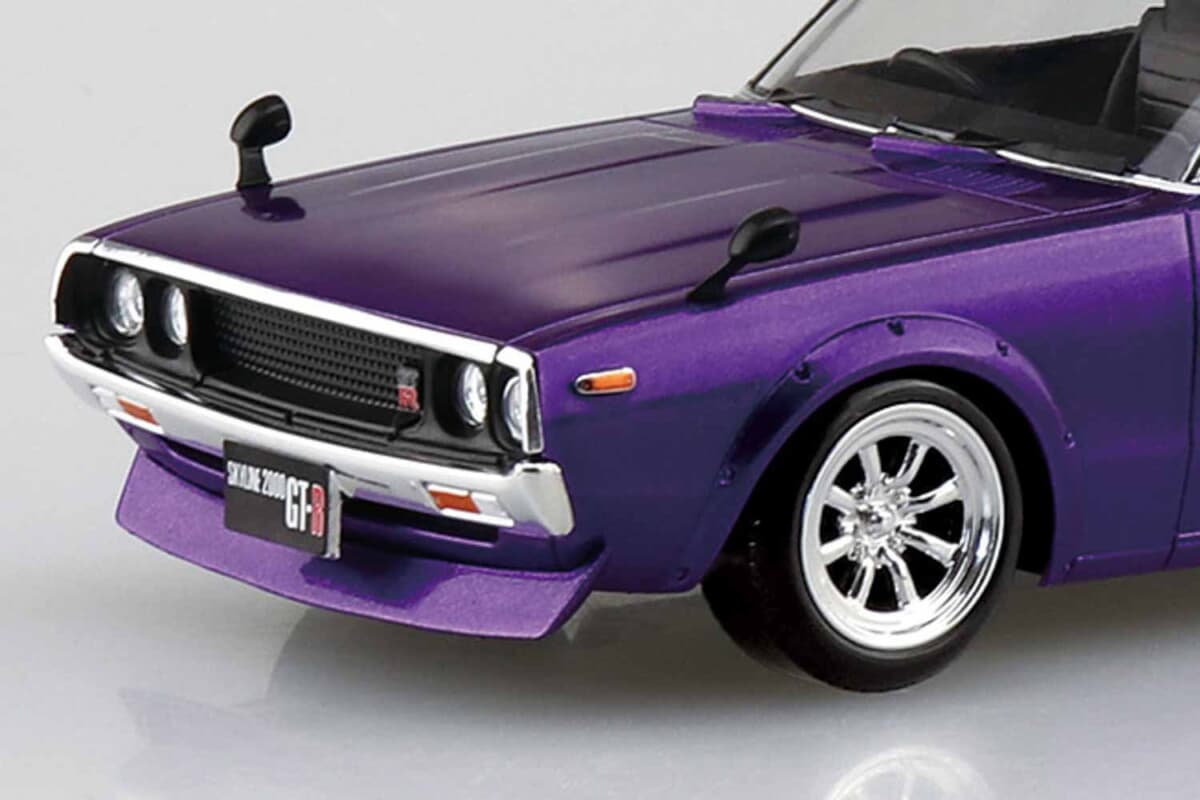 ケンメリGT-R」のカスタム仕様が登場！ 青島文化教材社から接着不要の