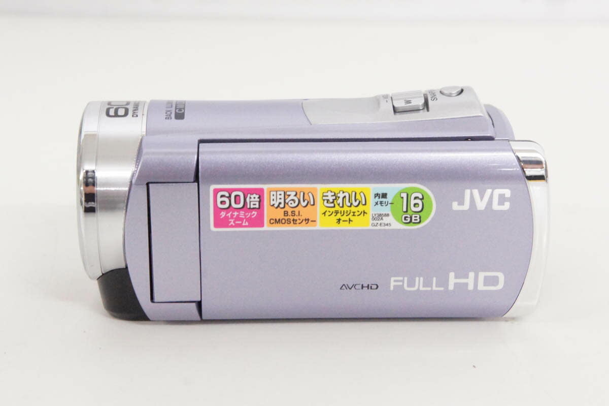 美品】VictorビデオカメラEverio JVC GZ-E345-V 【公式通販】