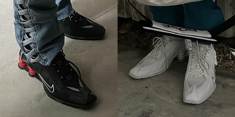 マーティンローズxナイキによるコラボショックスR4の最新画像が公開