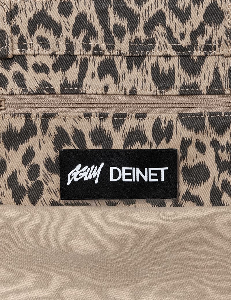 DEINET YEONJUN GGUM X DEINET Big Eco Bag - ヒョウ柄の韓国製ビッグ
