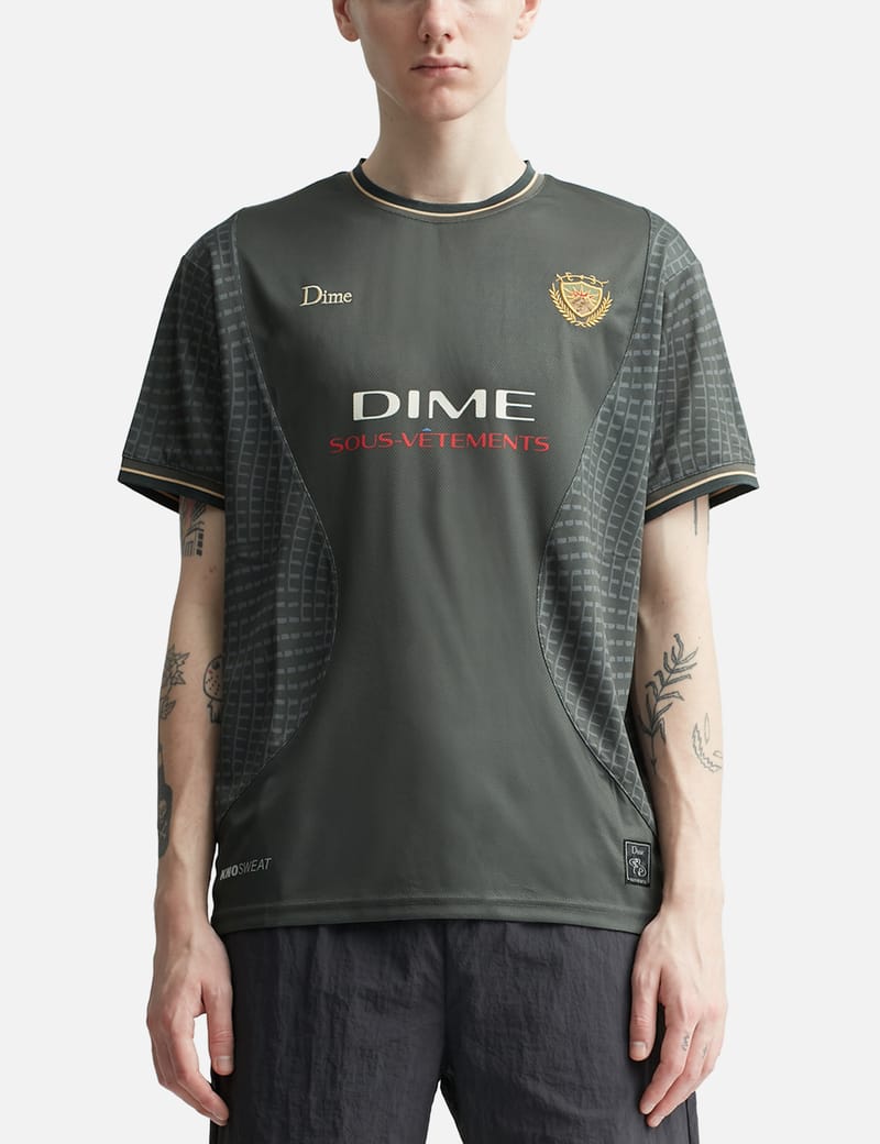 Dime MTL ATHLETIC JERSEY CHARCOAL サッカーT 2025年最新】DIME MTL