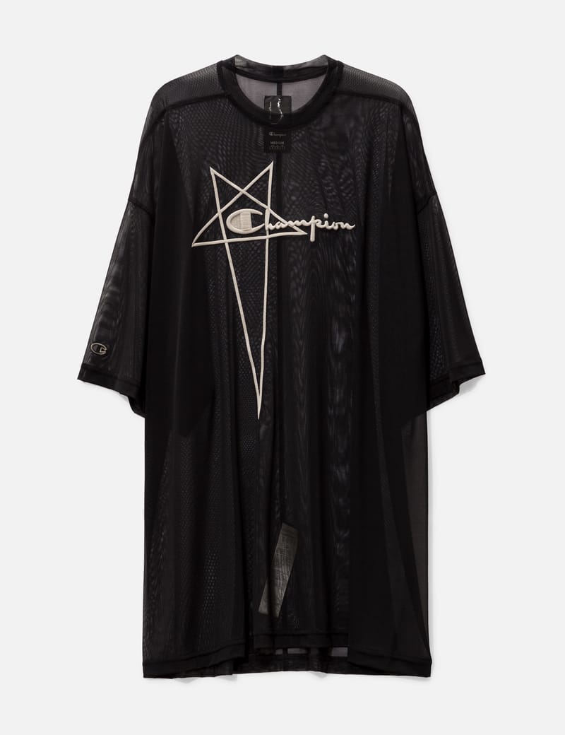 リックオウエンス - Rick Owens X Champion メッシュ トミー Tシャツ | HBX