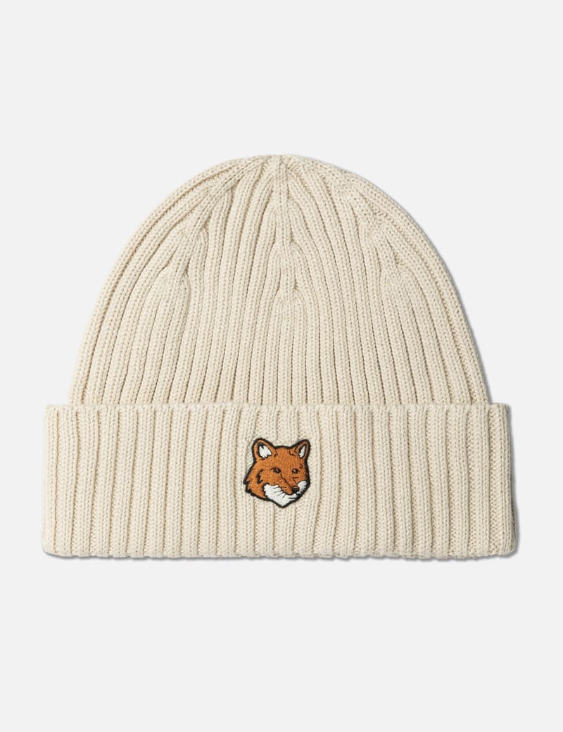 帽子 Maison Kitsune Chillax Fox Patch Beanie Maison Kitsuné