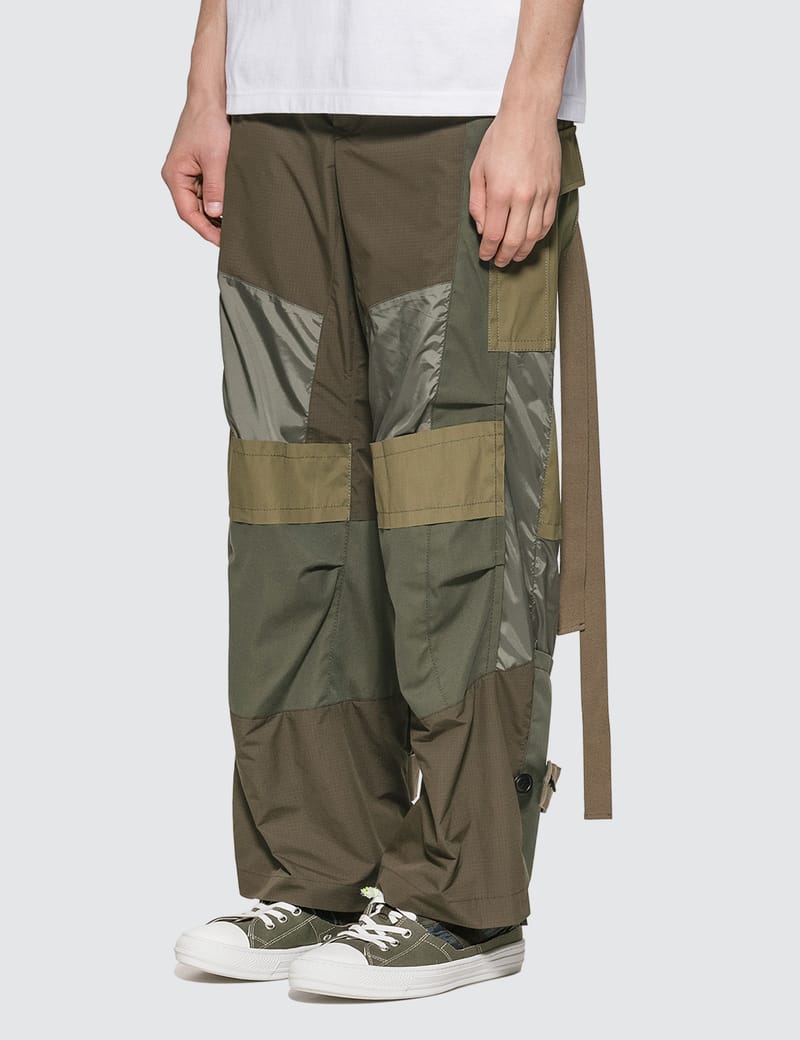 Sacai - Fabric Combo Pants | HBX