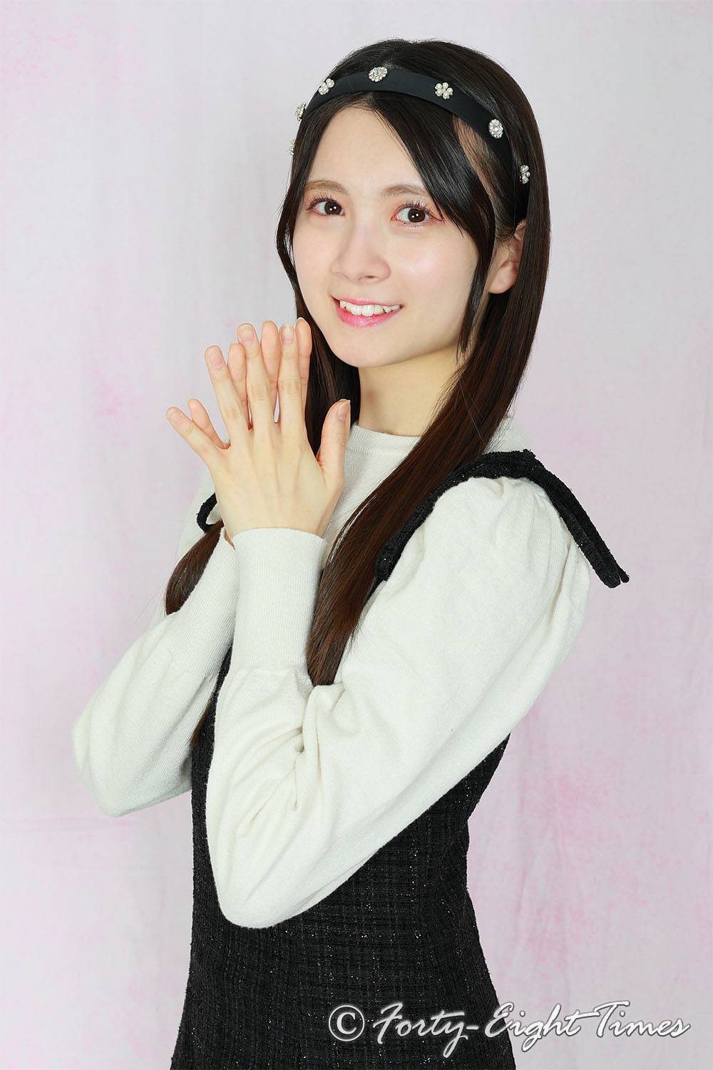 AKB48 水島美結 AKB48 17th Anniversary 柱の会 直筆 生写真 17期生