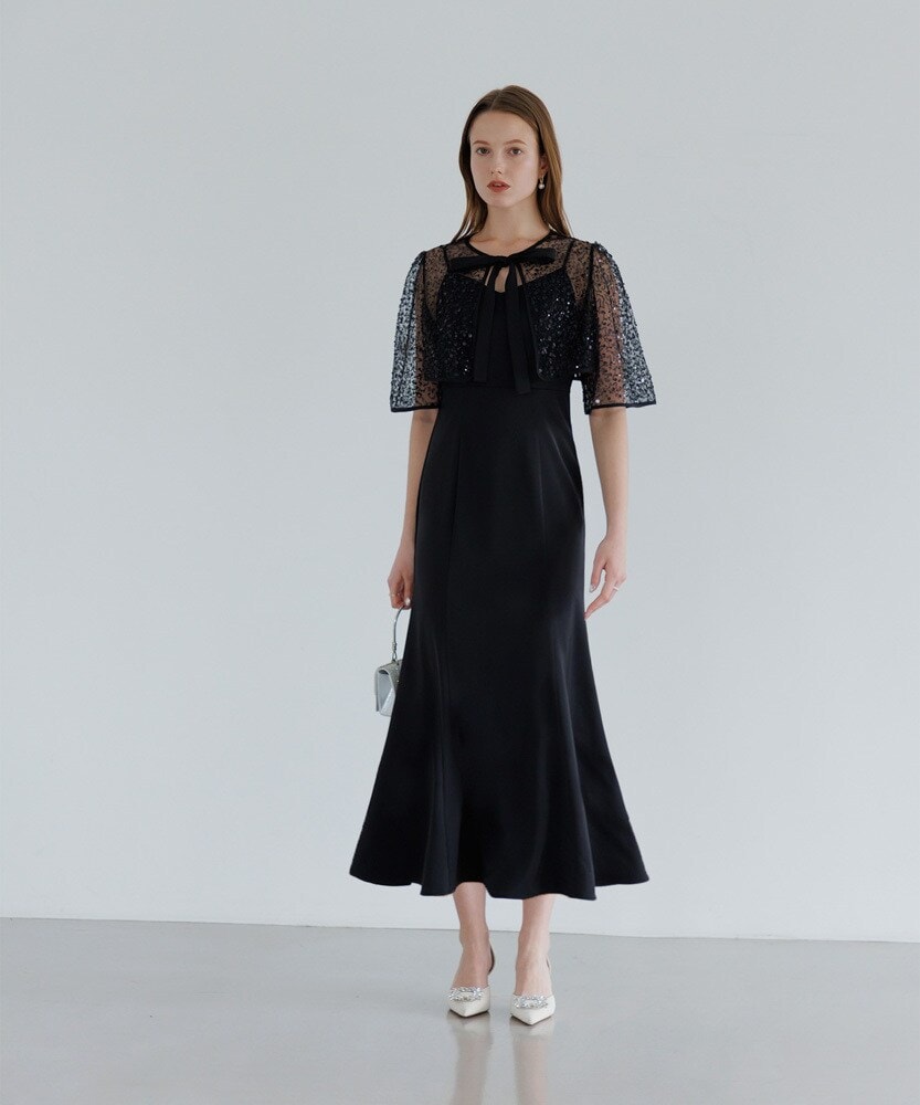 スパンコールビジューボレロマーメイドドレス | レジャ(Leja) | マルイ