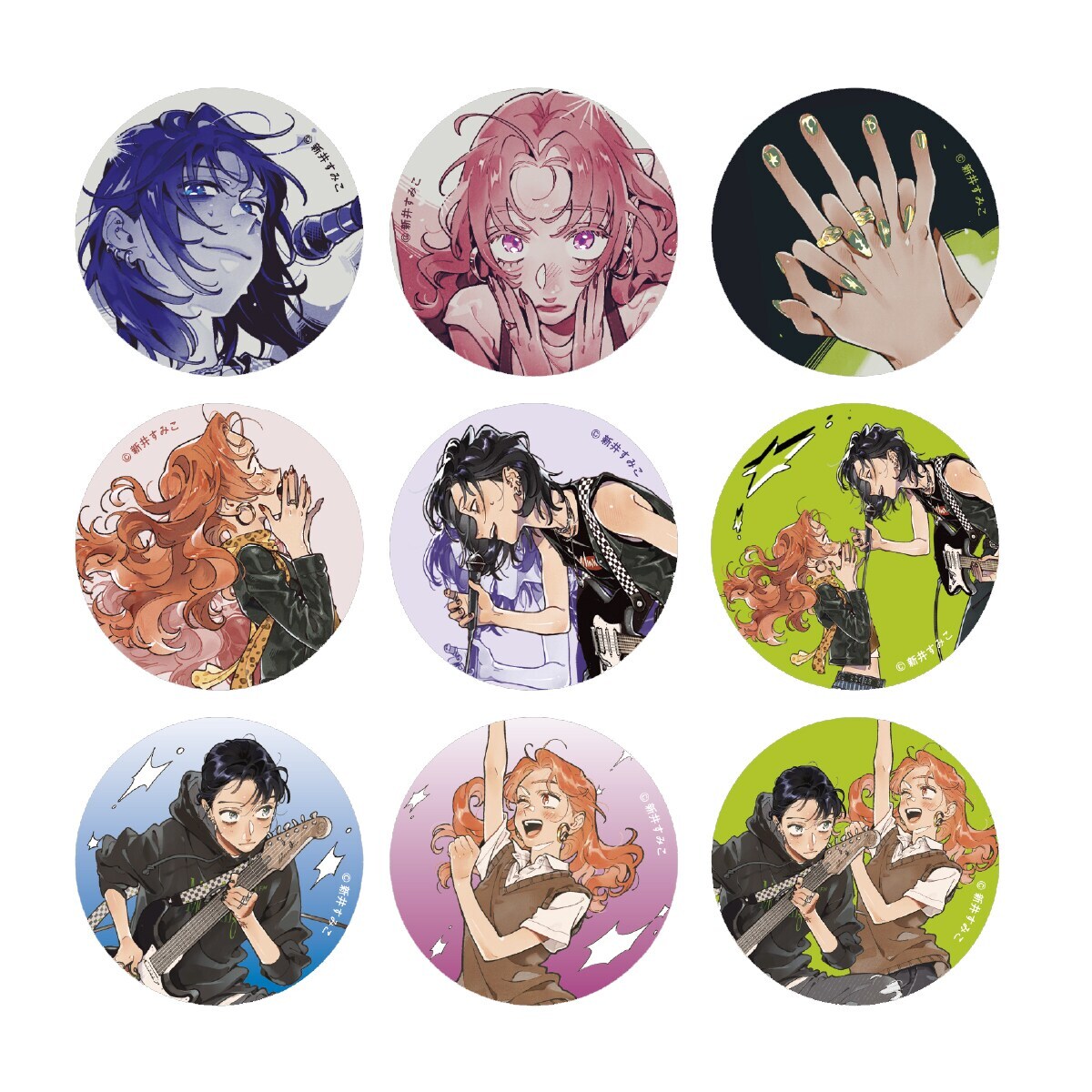 気になってる人が男じゃなかった COMIC SOUNDTRACK 缶バッジ 気になっ