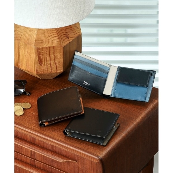 アンティーク調レザー 2つ折り財布 | タケオキクチ(TAKEO KIKUCHI