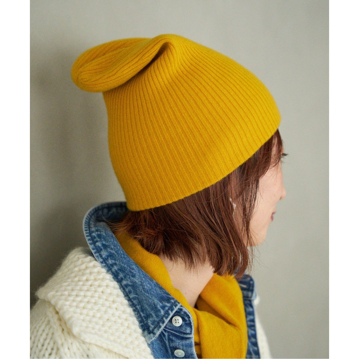 eleven2nd ウールカシミア ニット帽 eleven 2nd カシミアウールアラン