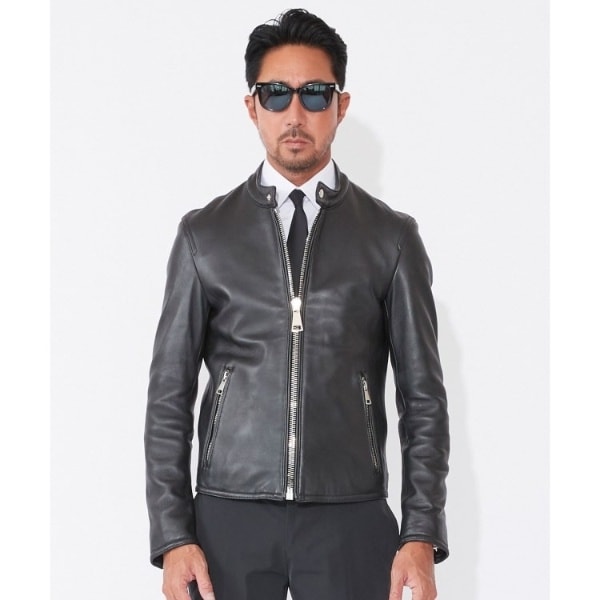 干場義雅×DRESSTERIOR】レザーライダースジャケット | ドレステリア