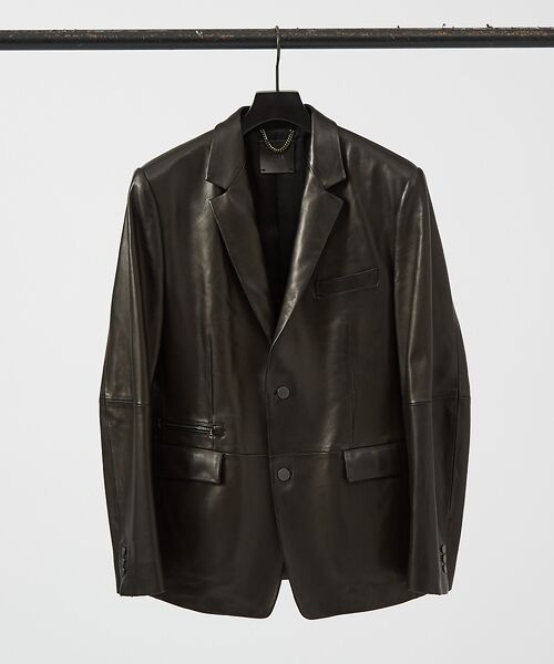 セットアップ対応】レザー テーラード ジャケット （テーラード