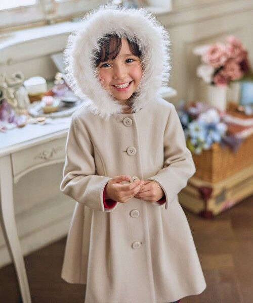 セール】 【フード取り外し可能】ウールライクコート （その他アウター