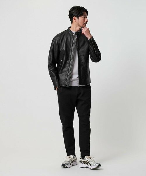 WEB限定 WARDROBE SMART】 シープ シングル ライダースジャケット