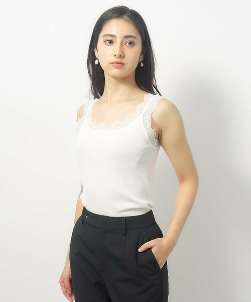 ANDCHILL GDY SLEEVELESS WHITE タンクトップ ANDCHILL GDY SLEEVELESS